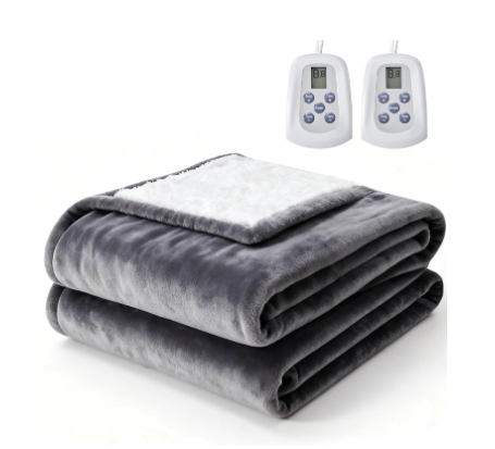 Electric Heated Blanket with Auto Shutoff - Image 1