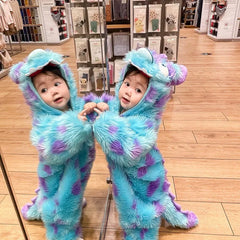 Animal Hooded Baby Jumpsuit