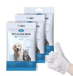Pet Grooming Glove Wipes