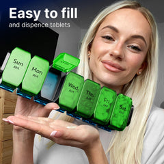 XL Weekly Pill Organizer - AM/PM