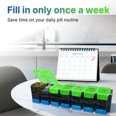 XL Weekly Pill Organizer - AM/PM