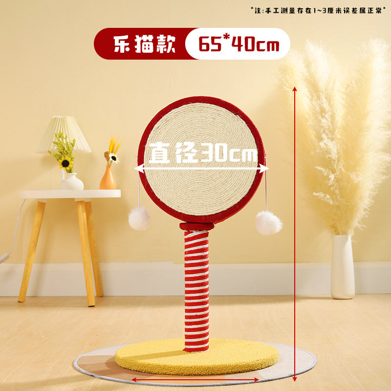 Interactive Cat Scratching Post