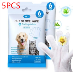 Pet Grooming Glove Wipes