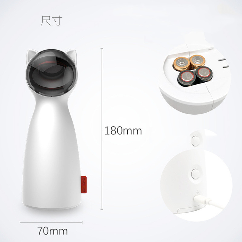 Dual-Power Laser Cat Toy