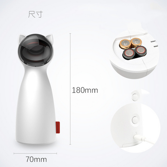 Dual-Power Laser Cat Toy