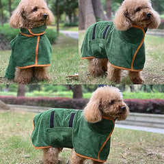 Pet Microfiber Bathrobe Towel