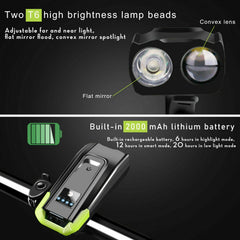 LED Bike Headlight with Horn