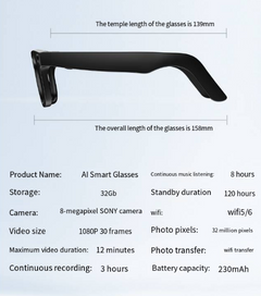 Smart HD Camera Glasses