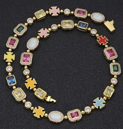 Colorful Gemstone Necklace