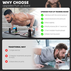 28-in-1 Push Up Rack Board