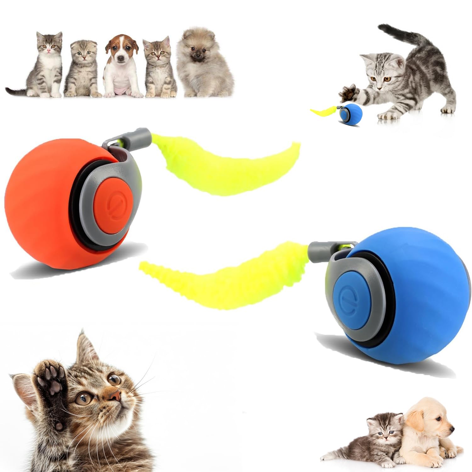 Rechargeable Tail Cat Ball Set
