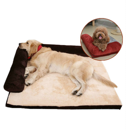 Corduroy Dog Sofa Bed