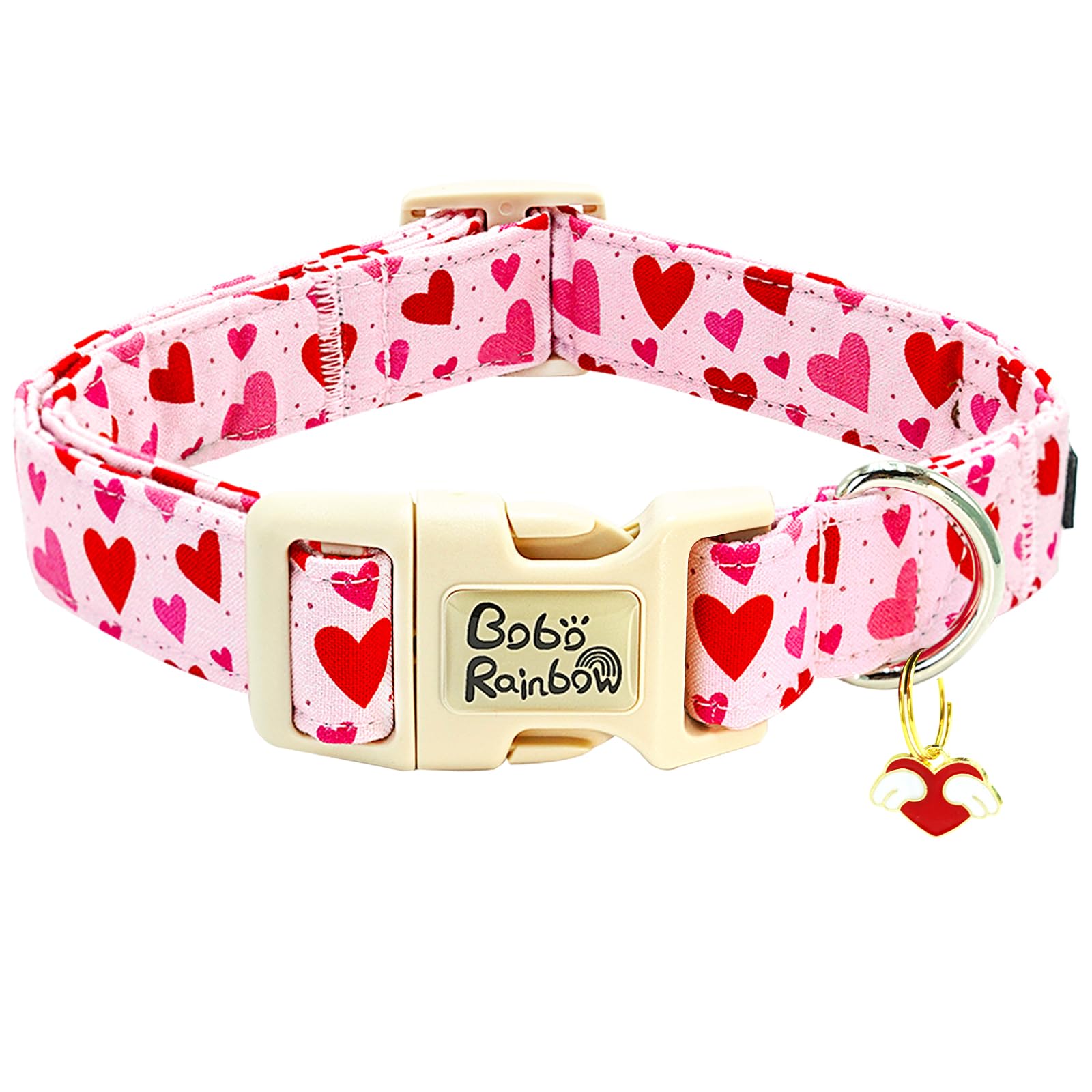 Valentine's Heart Dog Collar