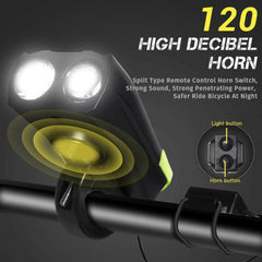LED Bike Headlight with Horn