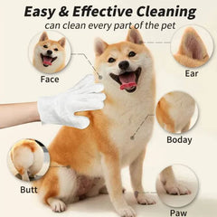 Pet Grooming Glove Wipes