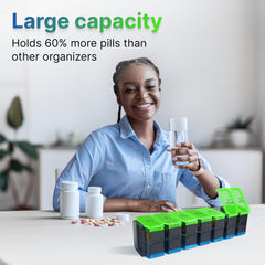 XL Weekly Pill Organizer - AM/PM