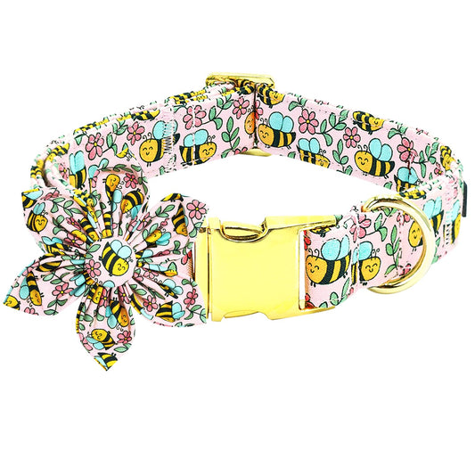 Cotton Flower Bee Collar